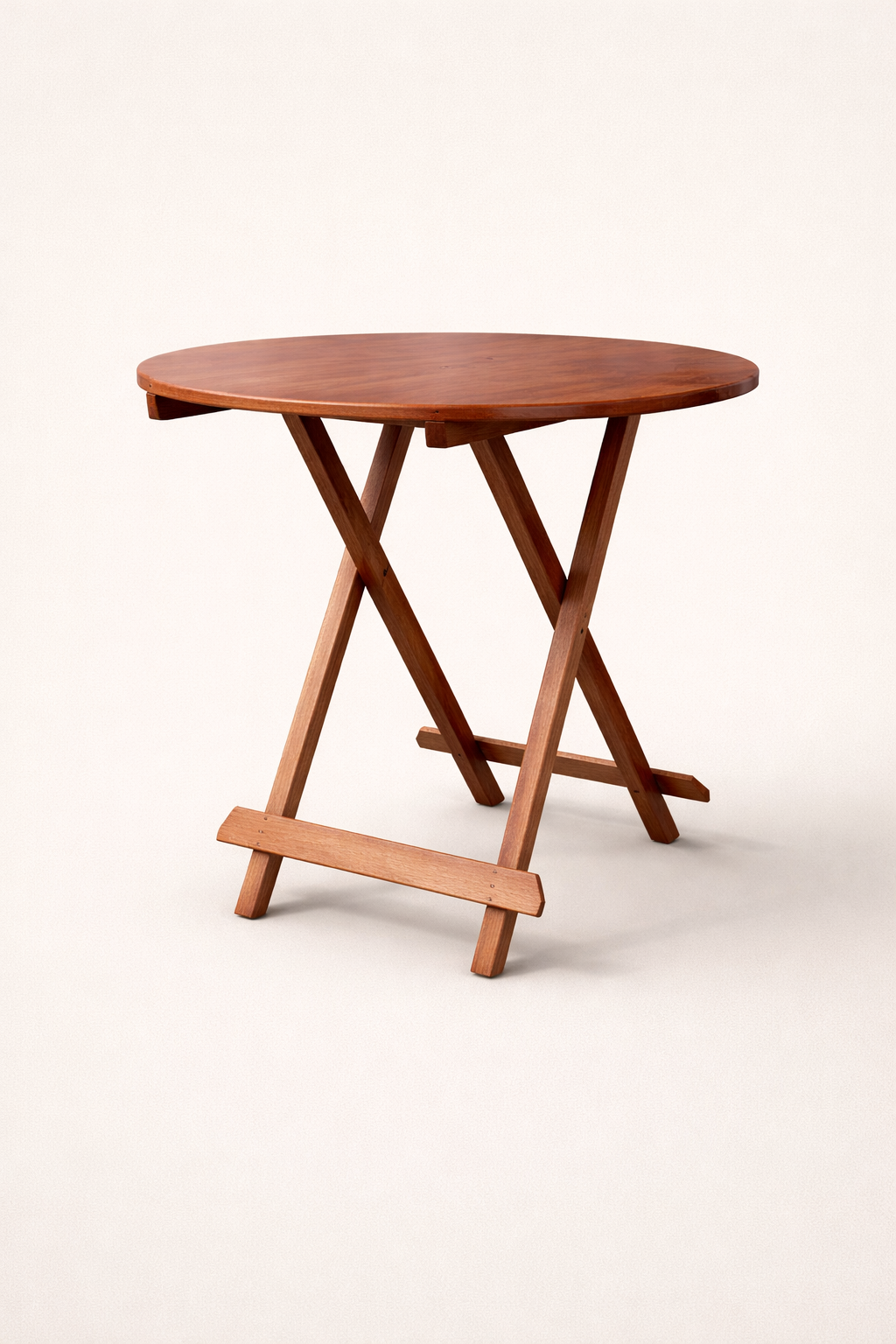 Mbili Folding Table — handcrafted African furniture by Bimos Furniture in Kenya