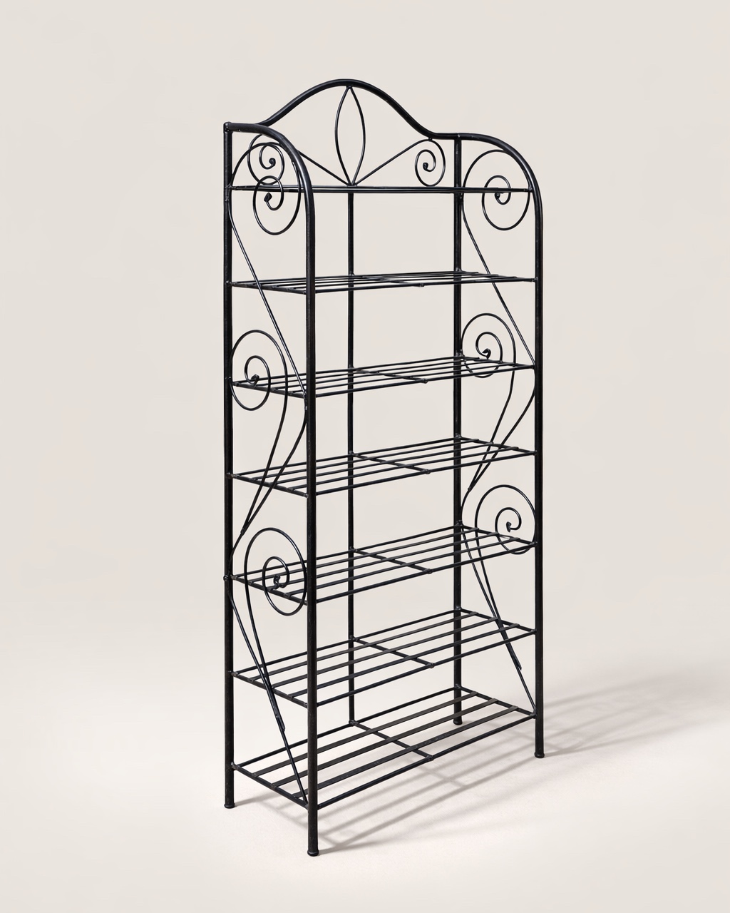 Kito Iron Shoe Rack — handcrafted African furniture by Samuel woodworks  in Kenya