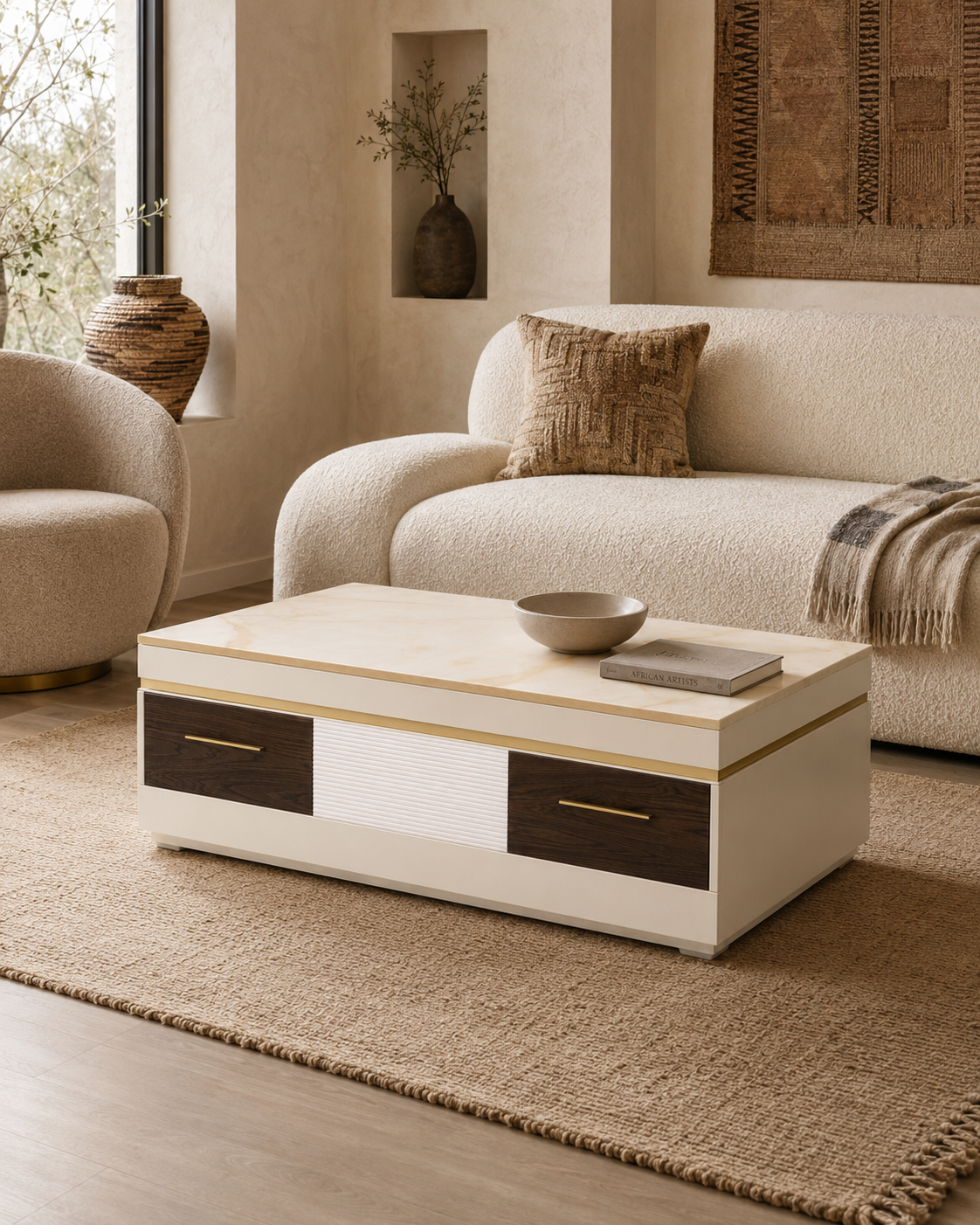 Kilifi Coffee Table — handcrafted African furniture by Kena Furniture  in Kenya