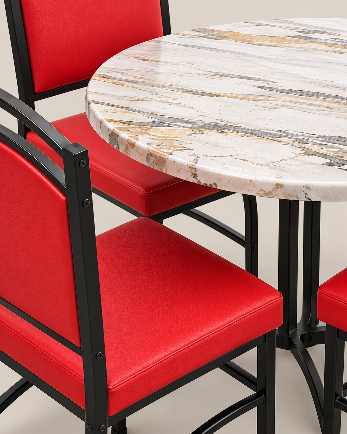 Ariaka Dining Set — handcrafted African outdoor by Euroda Hardwood in Kenya (view 3)