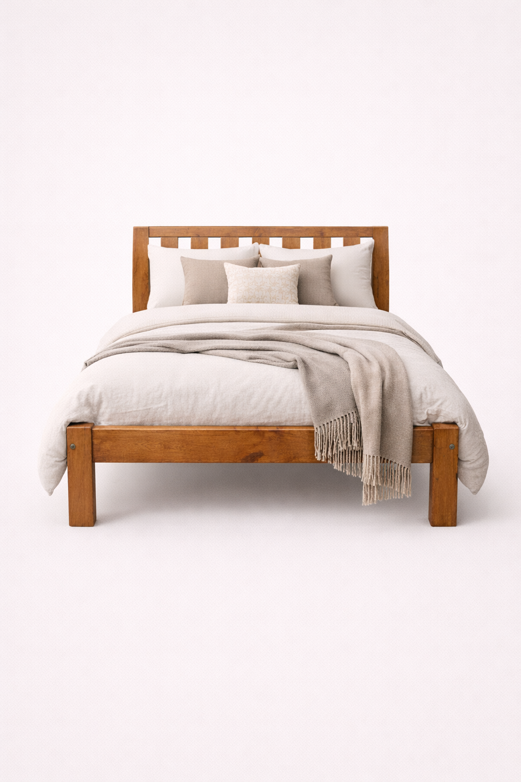 Mbuni 5 by 6 Bed — handcrafted African furniture by Safi furniture  in Kenya