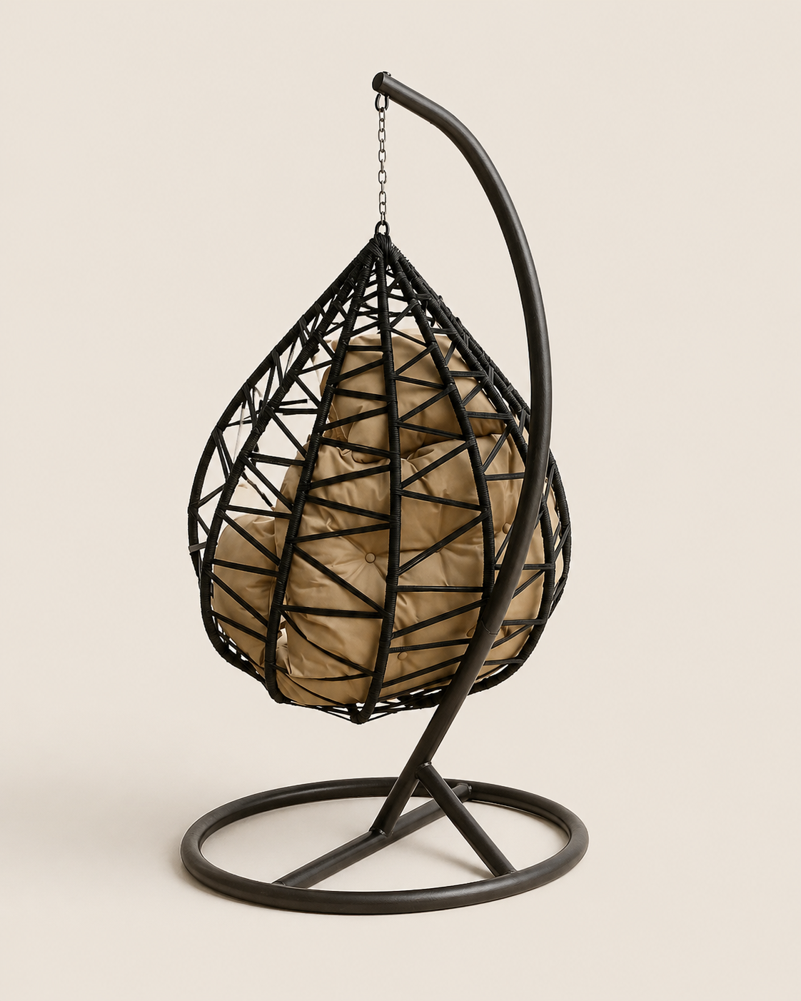 Erogeya Hanging Lounge Chair — handcrafted African outdoor by Miche Miche in Kenya (view 2)
