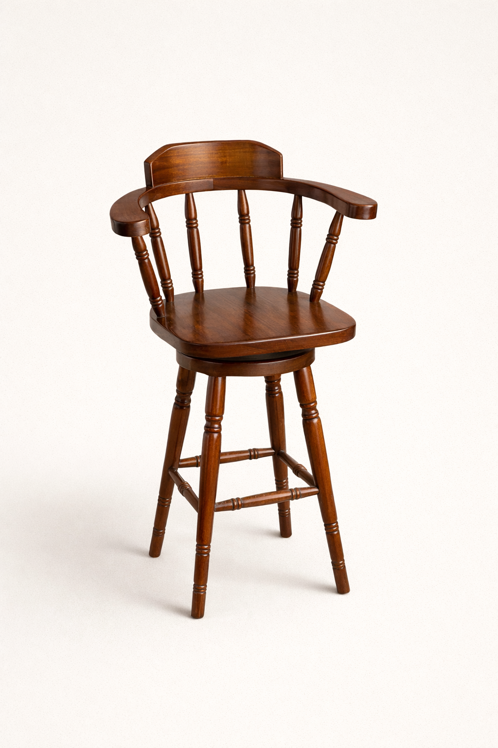Mbasa Rotating Bar Stool – Kilele — handcrafted African furniture by Sherriff furniture's  in Kenya