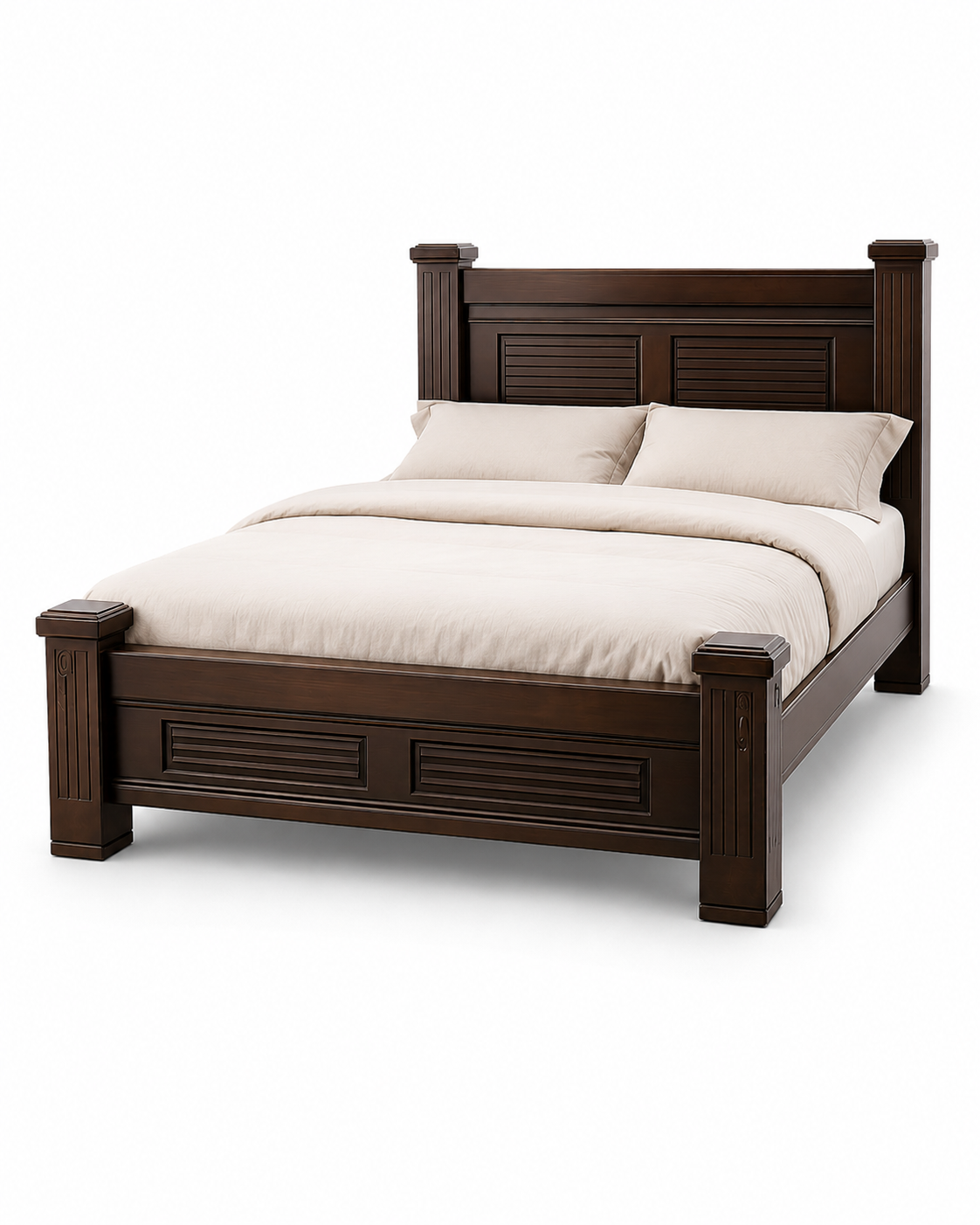 4 by 6 Akiki Bedframe — handcrafted African furniture by John furniture  in Kenya