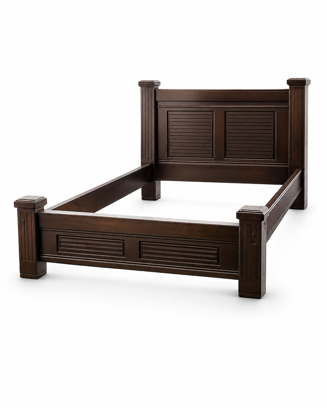 4 by 6 Akiki Bedframe — handcrafted African furniture by John furniture  in Kenya (view 3)