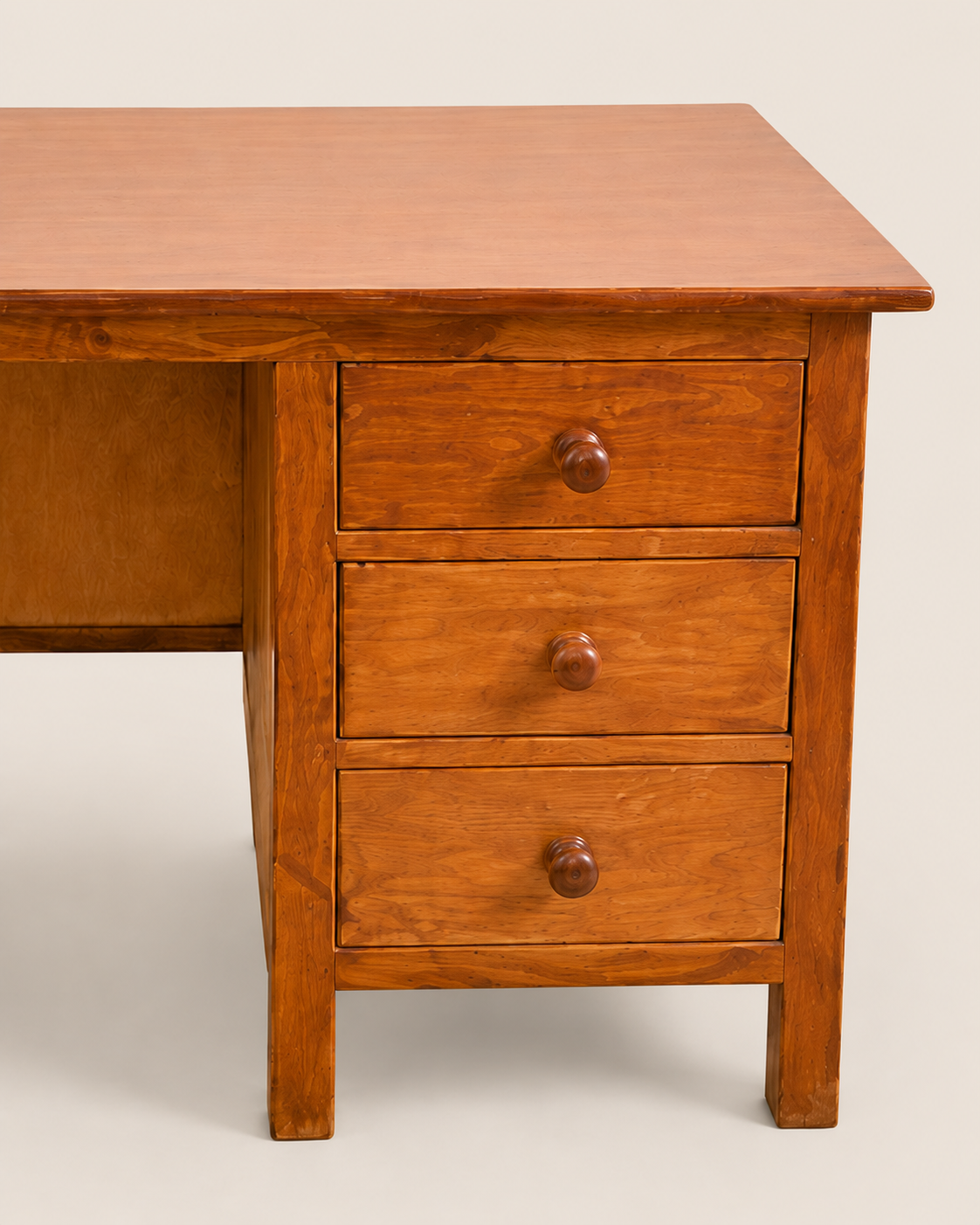 Mbili Joto Mahogany Desk — handcrafted African furniture by jimpass Nairobi furniture  in Kenya (view 3)