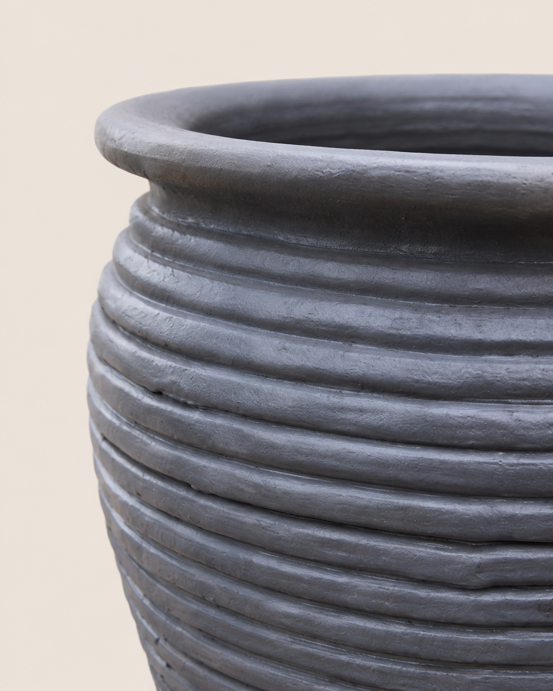 Dabaki Clay Planter — handcrafted African outdoor by Jacob landscaping  in Kenya (view 3)