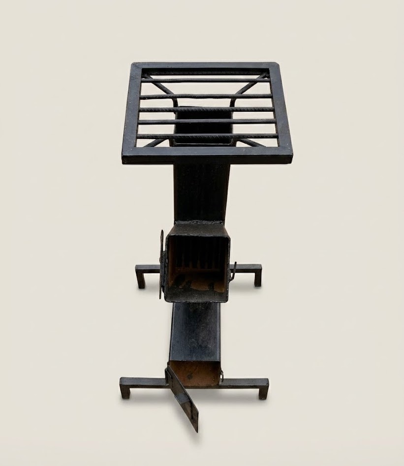 Thirii Rocket Stove, Kifaru Edition Pasa Cooker — handcrafted African outdoor by Bambam enterprise  in Kenya (view 2)
