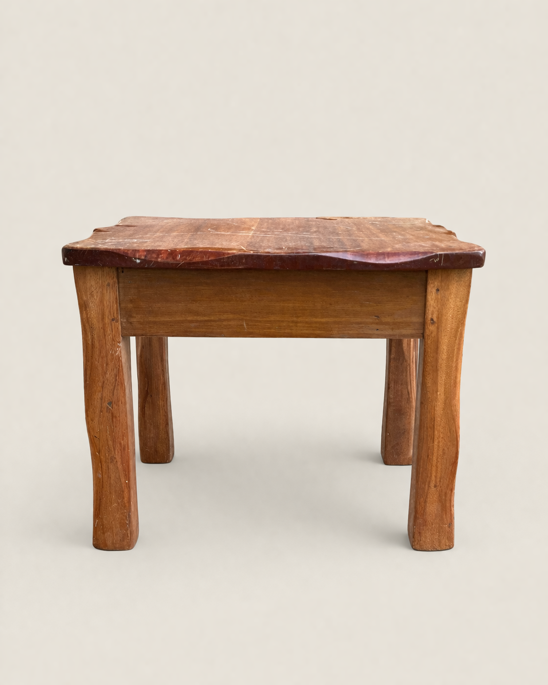 Jipya Coffee Table, Solid Mahogany — handcrafted African furniture by Vincent furniture  in Kenya (view 3)