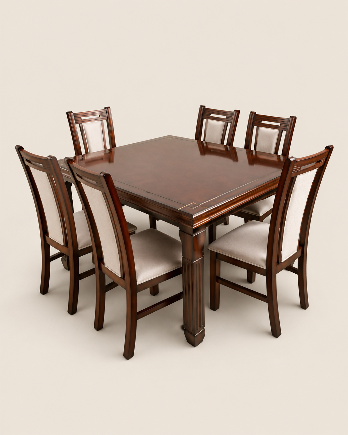 Ofi Dining Suite — handcrafted African furniture by Grace furniture  in Kenya