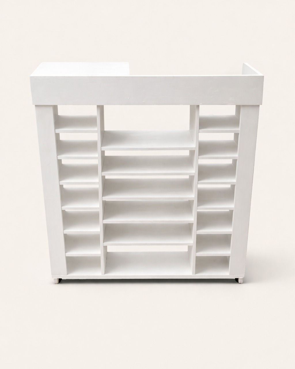 Mawazo Multi-purpose Bookshelf Organizer — handcrafted African furniture by Bonny furnitures  in Kenya (view 3)