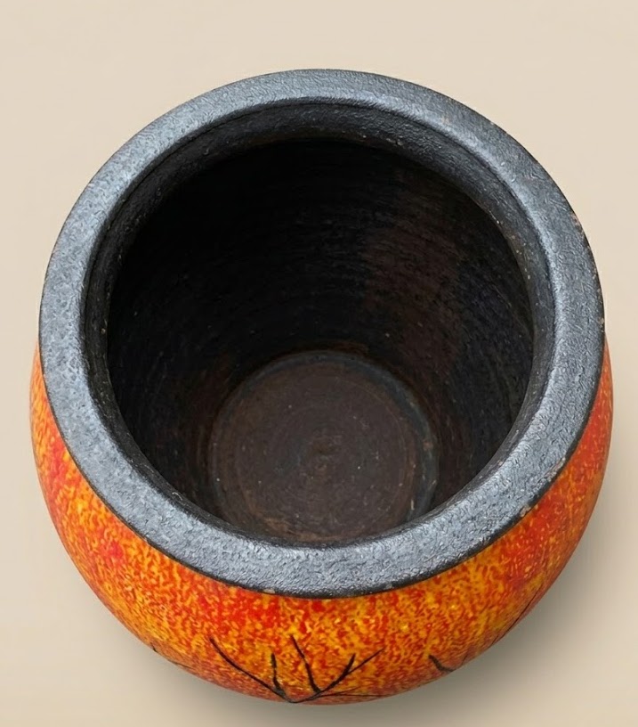 Doka Shrub Clay Planter — handcrafted African outdoor by Jacob landscaping  in Kenya (view 2)