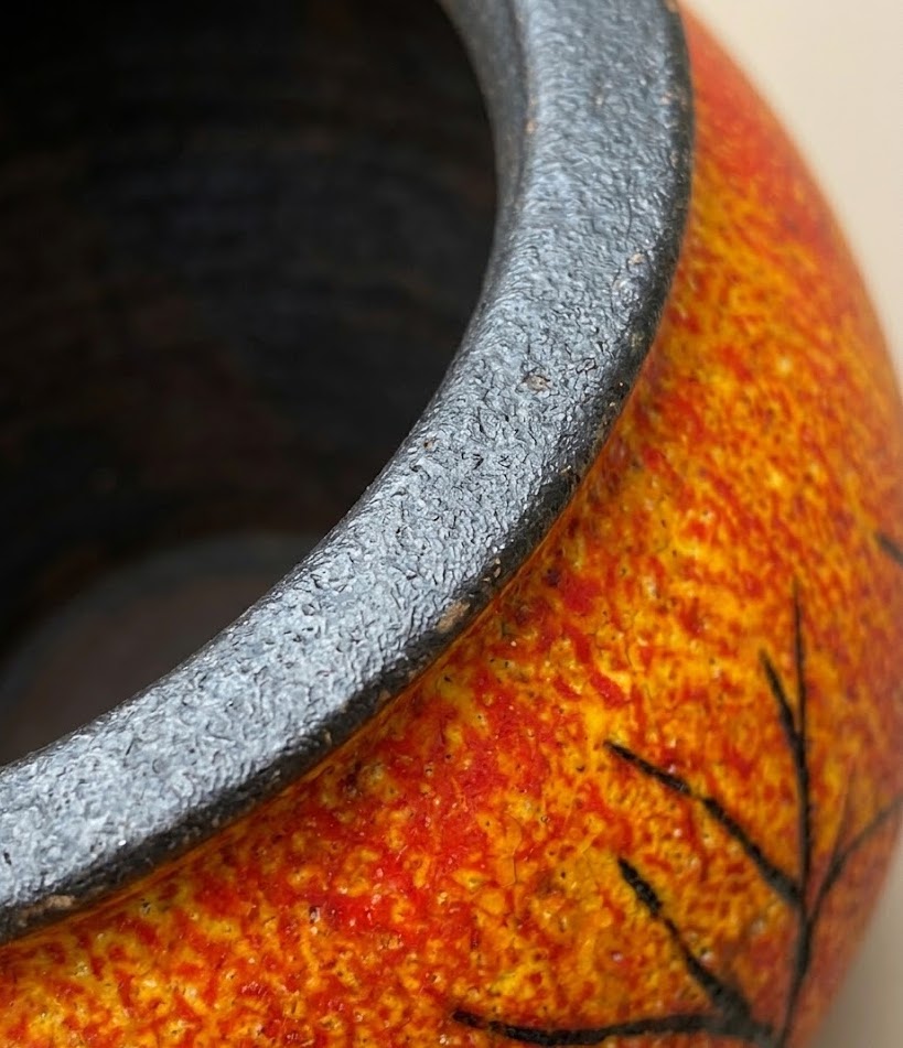 Doka Shrub Clay Planter — handcrafted African outdoor by Jacob landscaping  in Kenya (view 3)