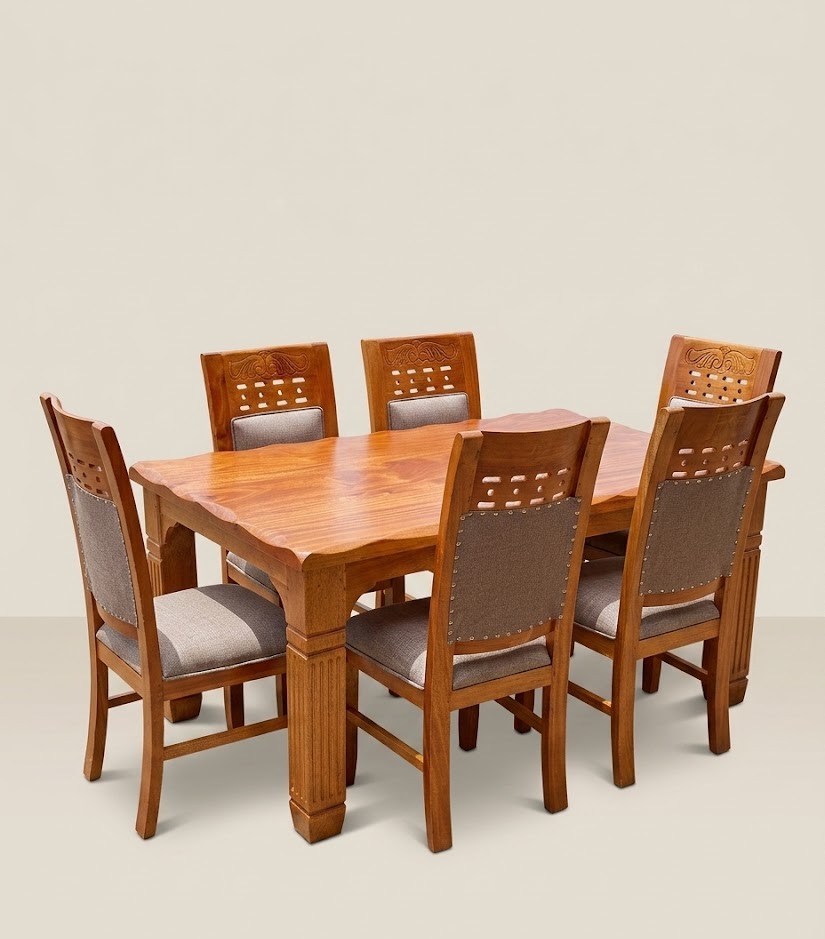 Kapunda Dining Set — handcrafted African furniture by Mt sinai in Kenya