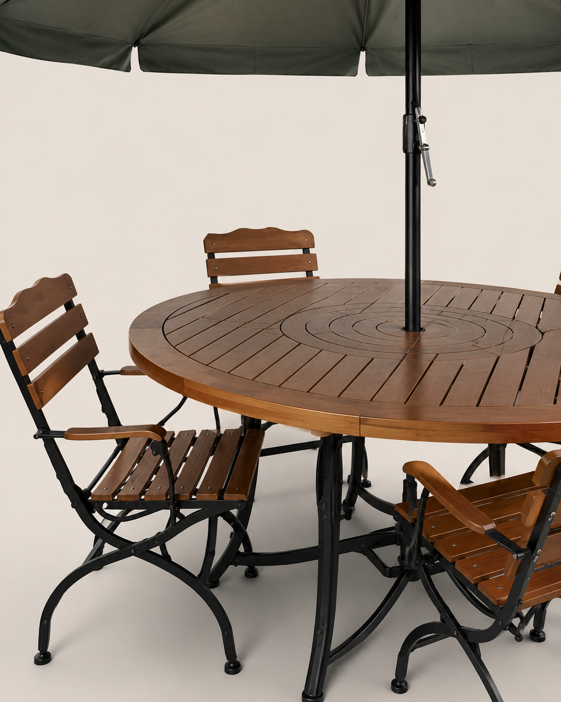 Coobe Patio Bistro Set — handcrafted African outdoor by mzazi furniture in Kenya (view 4)
