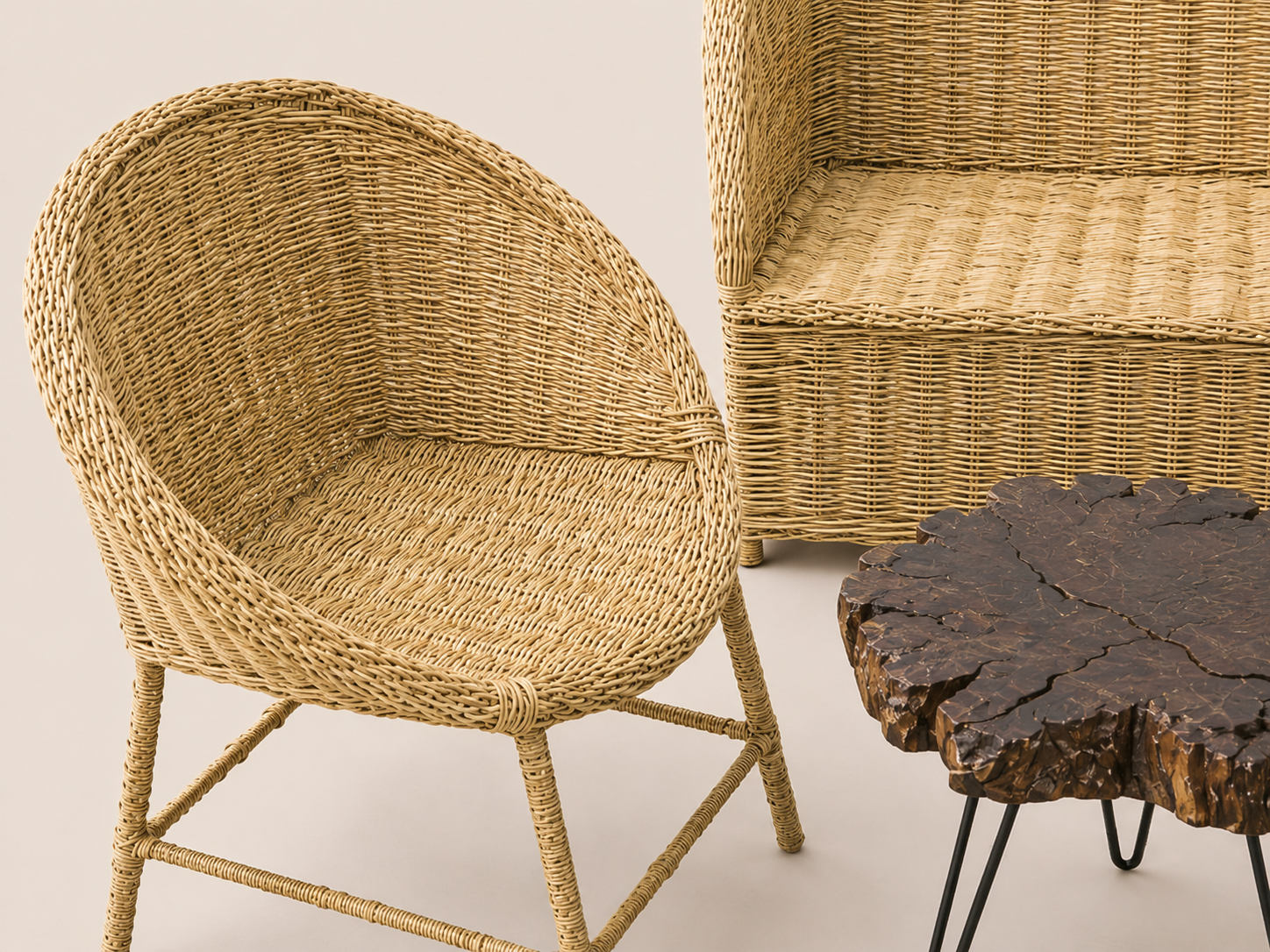 Ebone Garden Sofa Set — handcrafted African furniture by Paruth  in Kenya (view 3)