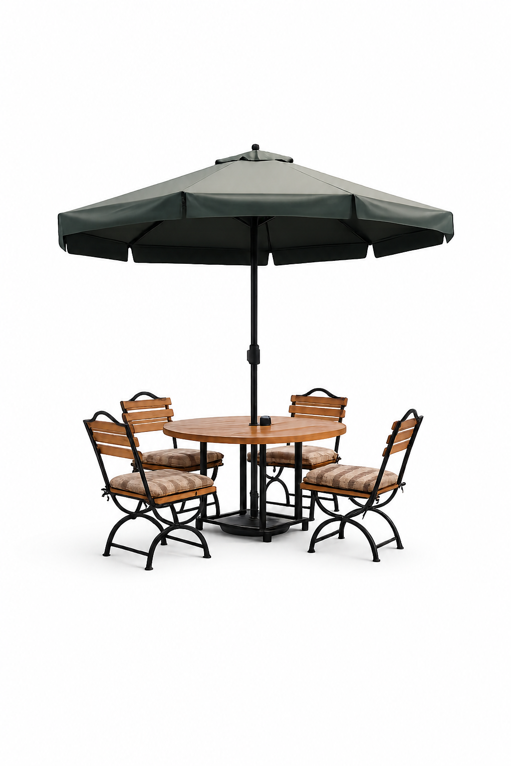 Eclat Patio Dining Set — handcrafted African outdoor by Nawiri Furniture in Kenya