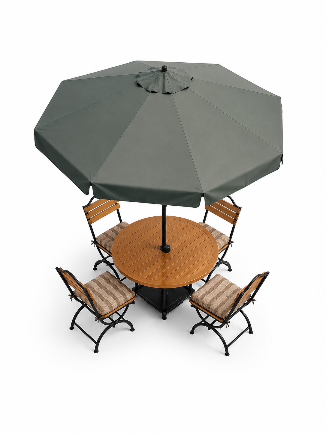 Eclat Patio Dining Set — handcrafted African outdoor by Nawiri Furniture in Kenya (view 2)