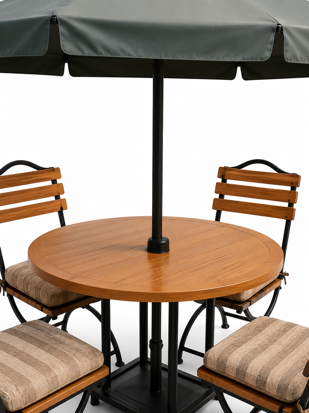 Eclat Patio Dining Set — handcrafted African outdoor by Nawiri Furniture in Kenya (view 3)