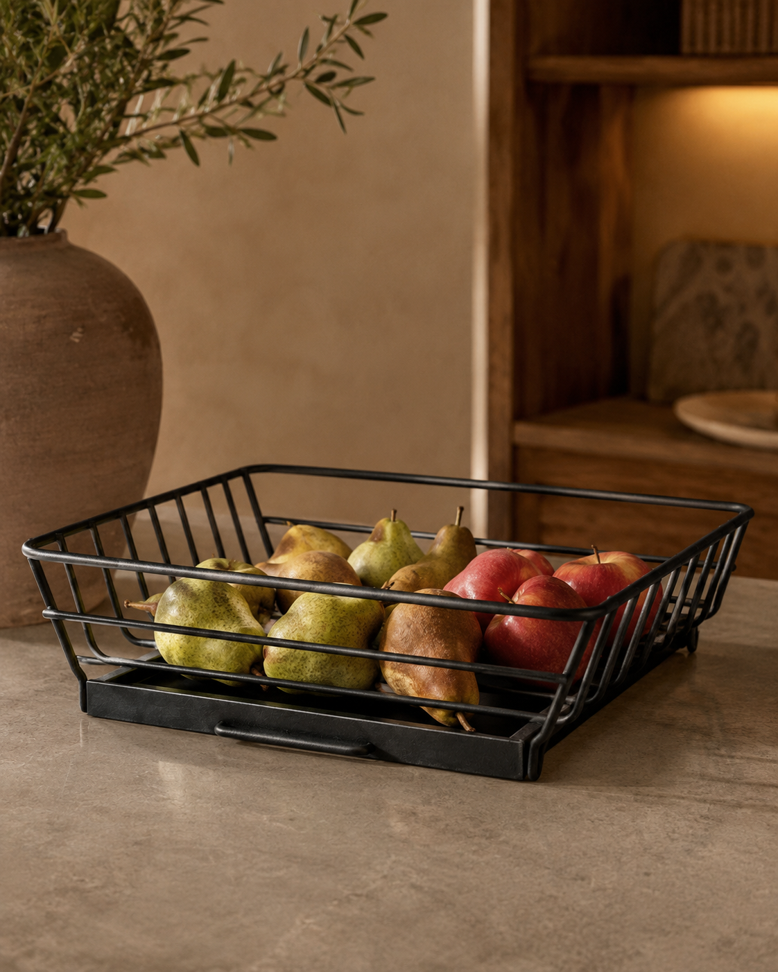 Eldoret Wire Basket — handcrafted African furniture by marimart in Kenya