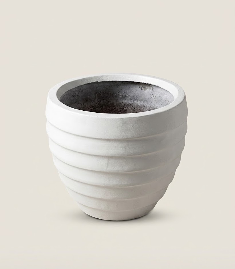 Ebeno Planter — handcrafted African outdoor by John fiberglasspots in Kenya