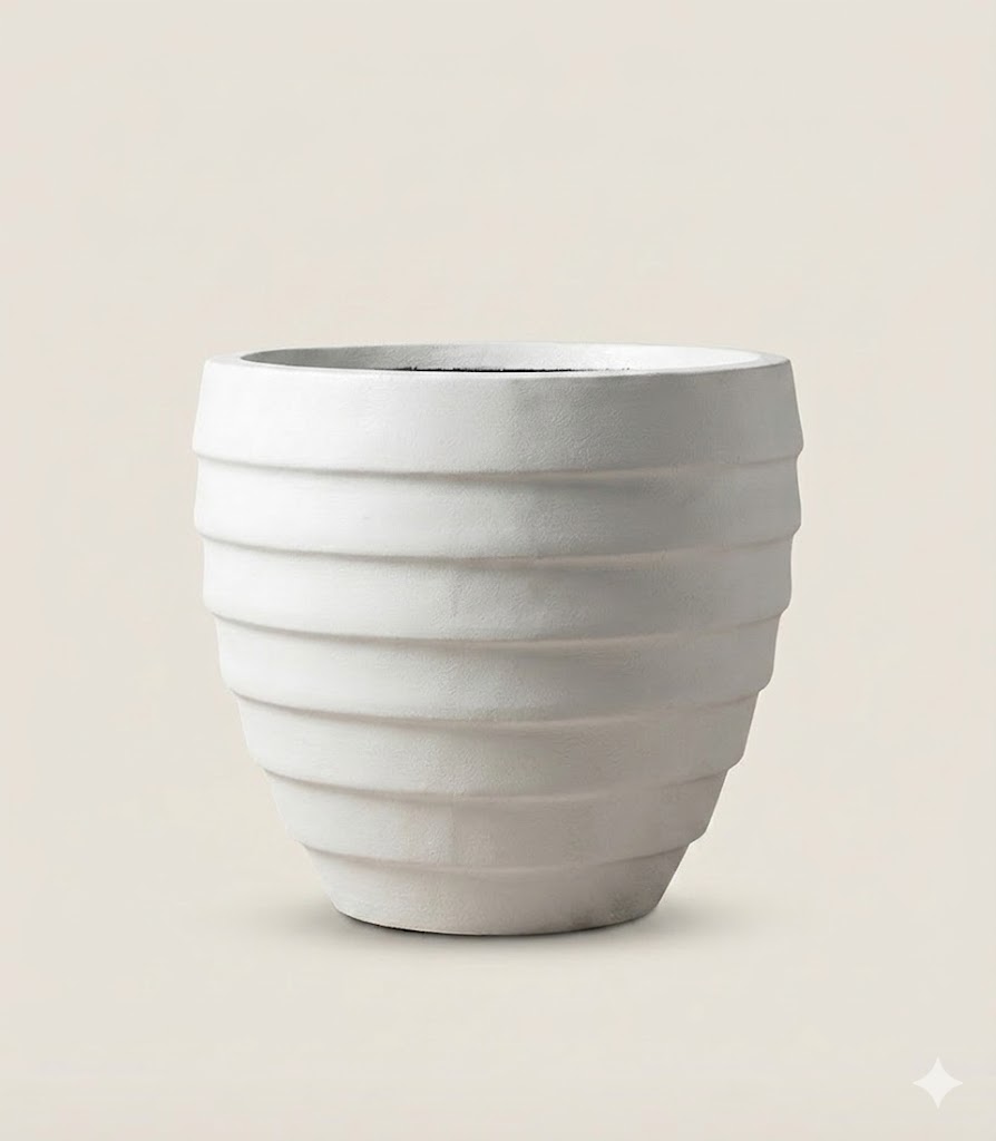 Ebeno Planter — handcrafted African outdoor by John fiberglasspots in Kenya (view 3)