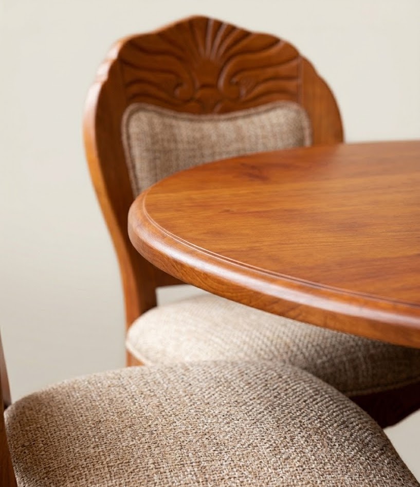 Deisi Mahogany Dining Set — handcrafted African furniture by Click  in Kenya (view 4)