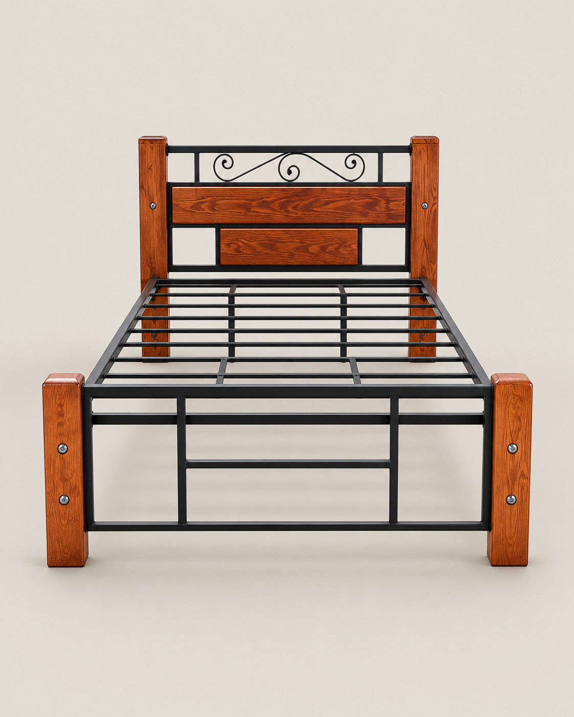 4 by 6 Bed Frame — handcrafted African furniture by Dezna enterprise in Kenya (view 2)