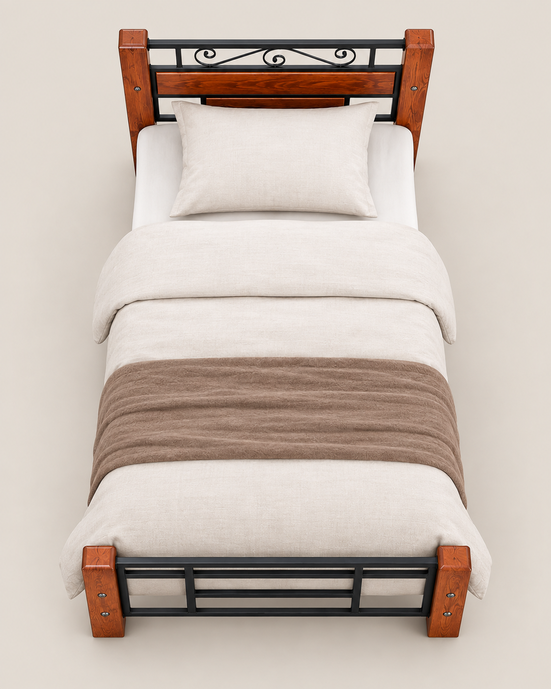 4 by 6 Bed Frame — handcrafted African furniture by Dezna enterprise in Kenya (view 3)
