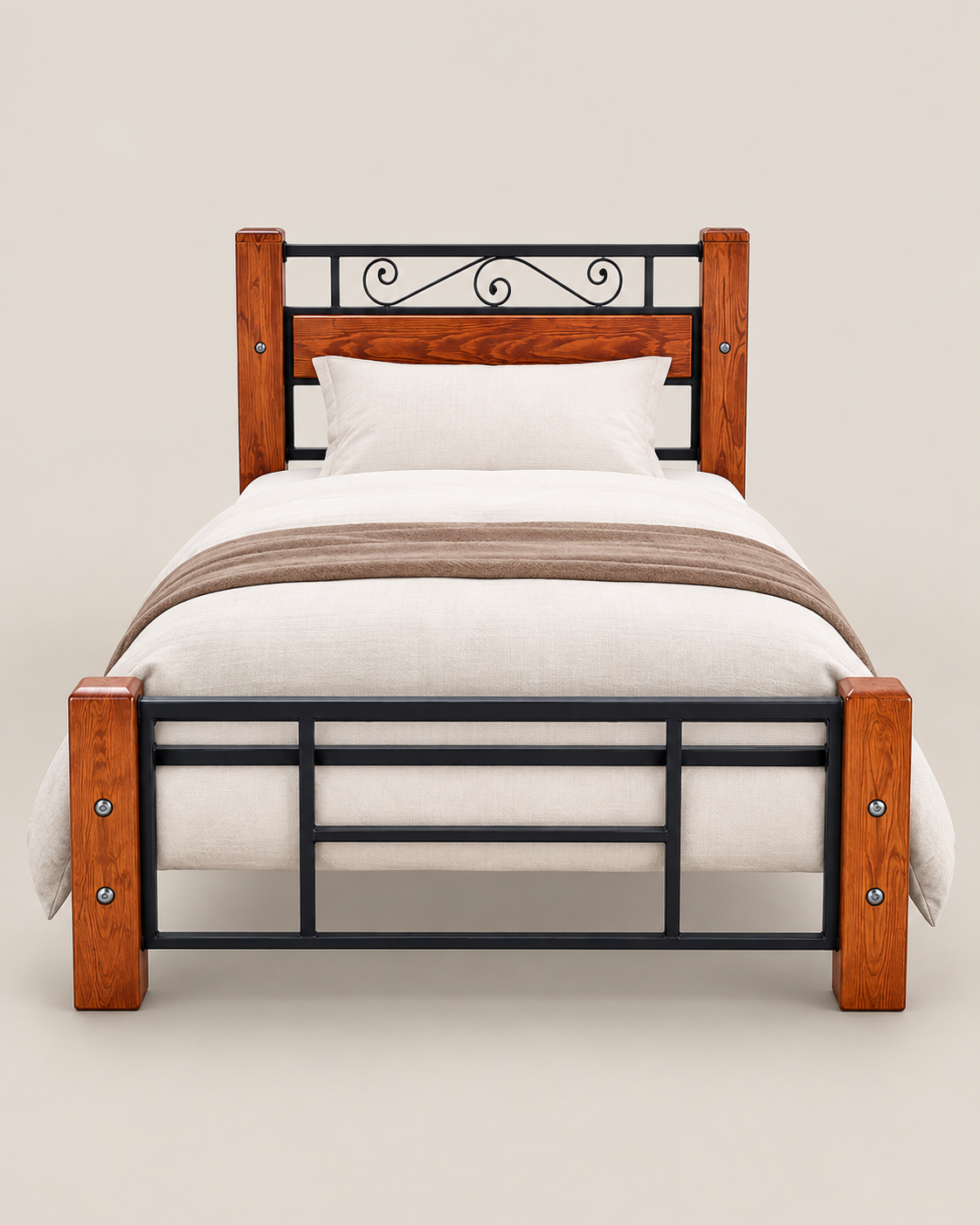 4 by 6 Bed Frame — handcrafted African furniture by Dezna enterprise in Kenya (view 4)