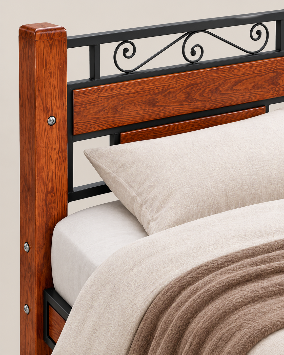 4 by 6 Bed Frame — handcrafted African furniture by Dezna enterprise in Kenya (view 5)