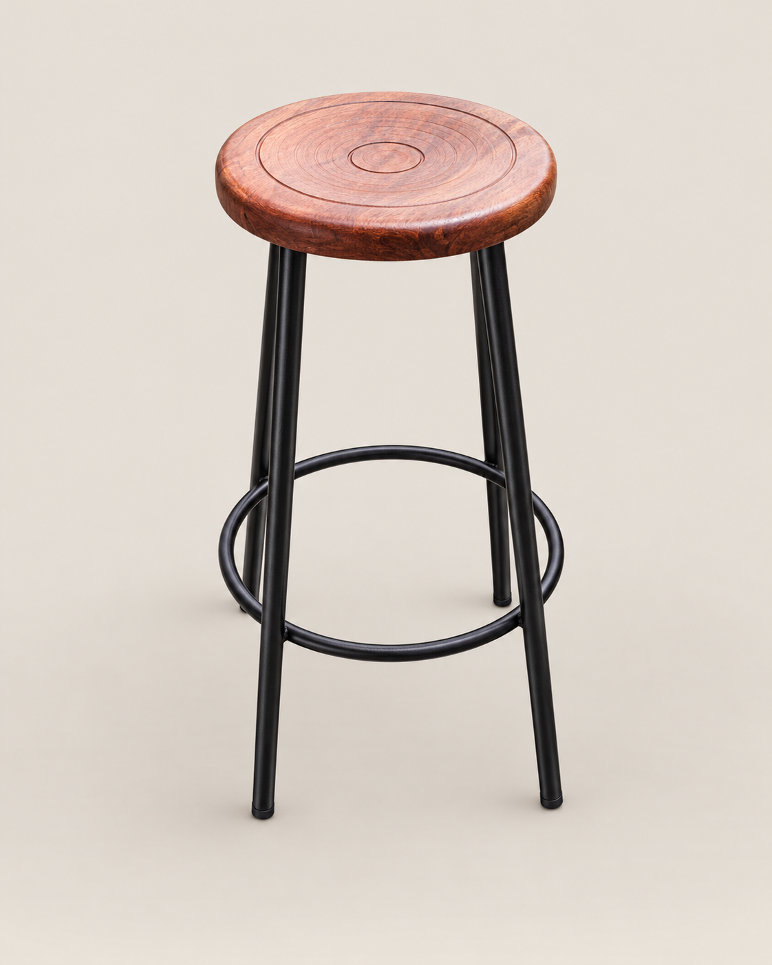 Mbaruk Bar Stool — handcrafted African outdoor by Benmis furniture and fabricators in Kenya (view 3)