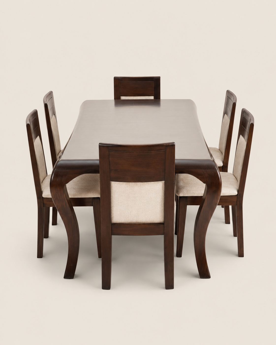 Olingo Mahagony Dining Set — handcrafted African furniture by Shelwood Furniture  in Kenya