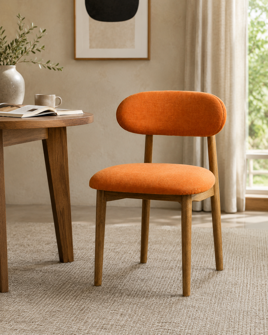 Sanaa Dining Chair — handcrafted African furniture by unique classic interiors in Kenya
