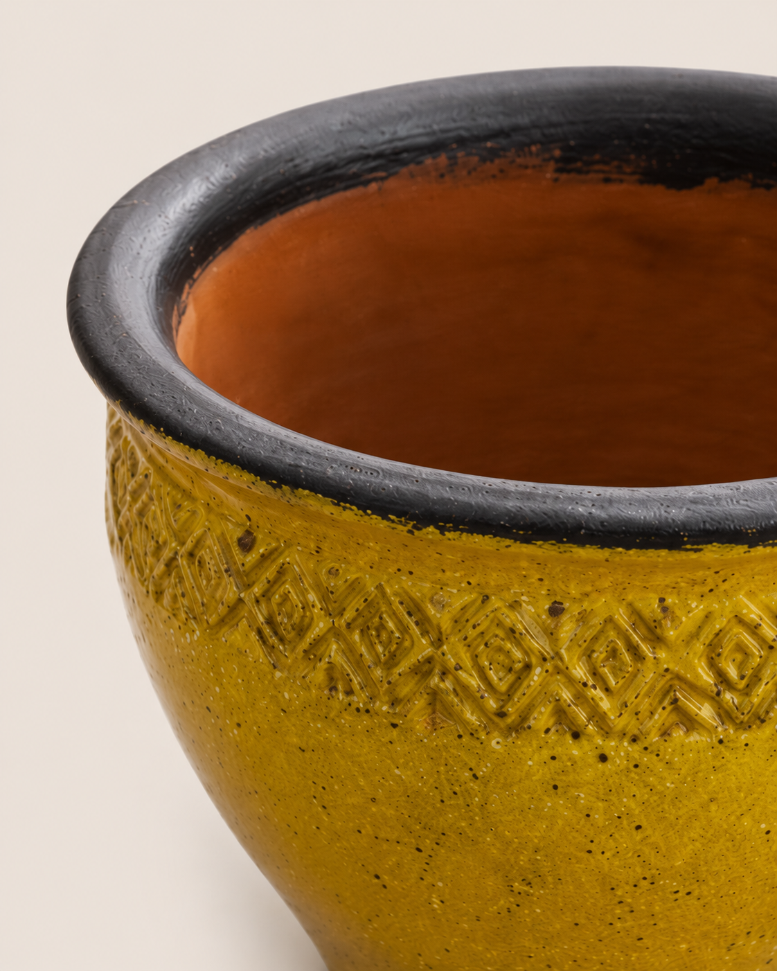 Badbisa Terracotta Planter — handcrafted African outdoor by Kibethis  in Kenya (view 3)