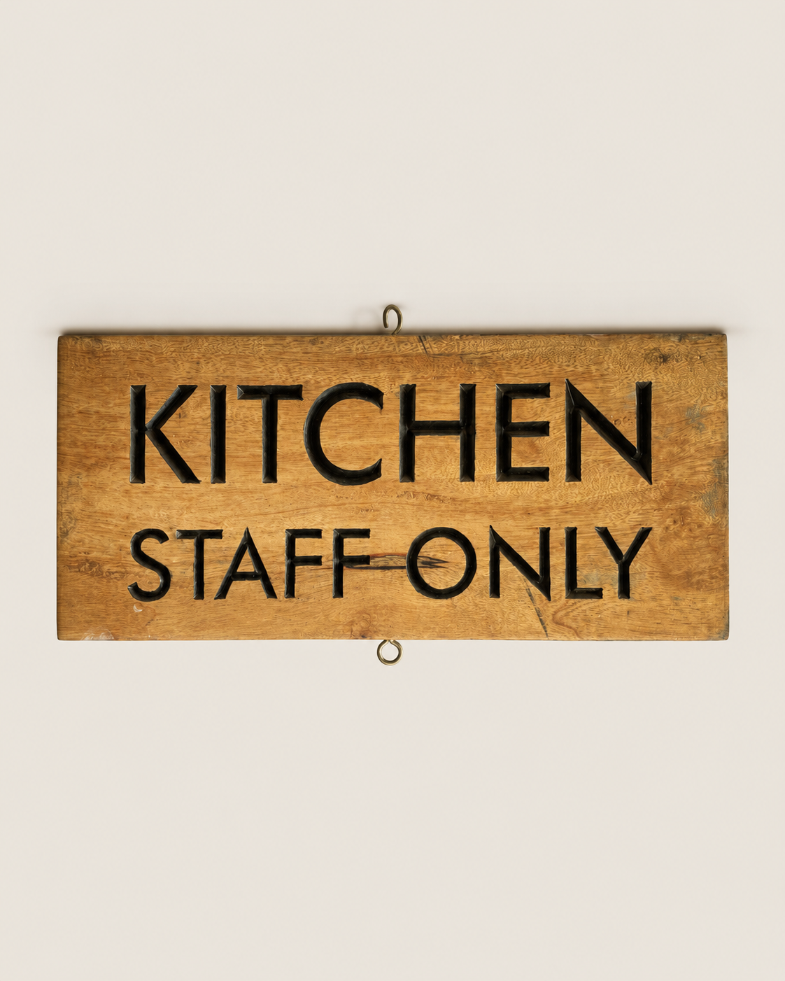 Aethel Mango Wood Sign — handcrafted African outdoor by Dankass Art and Signs  in Kenya