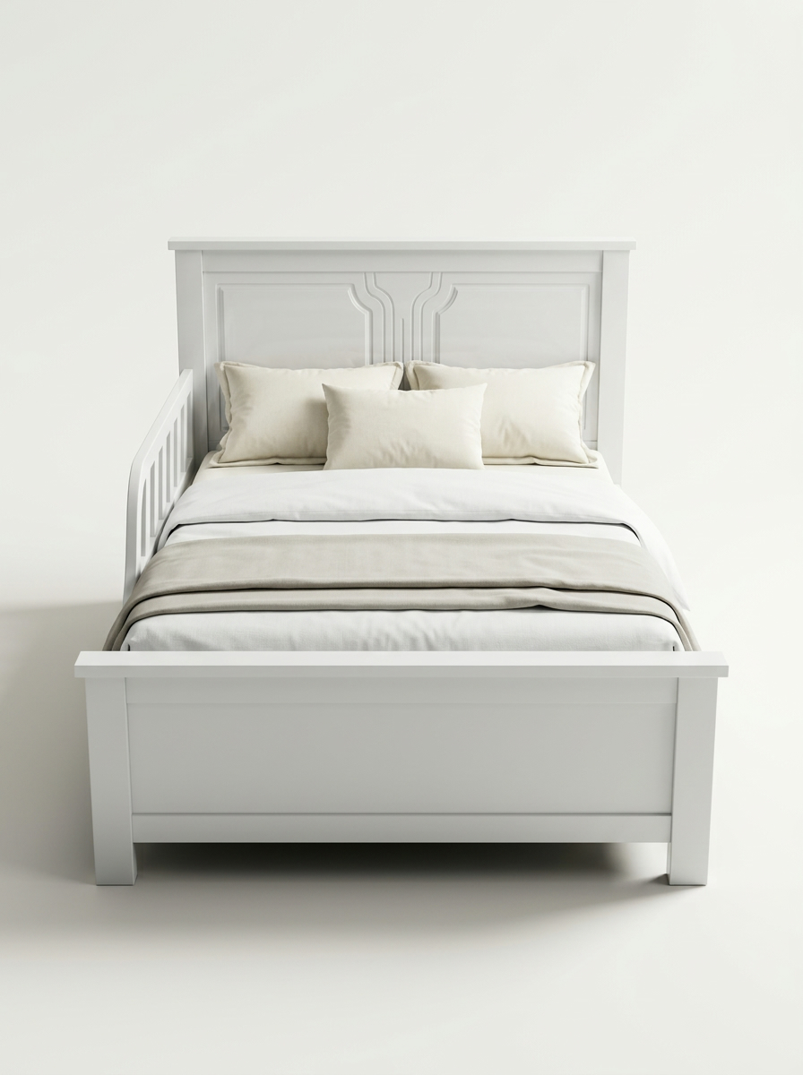 3 by 6 Children's Bed Frame — handcrafted African furniture by NIHWAN FURNITURES  in Kenya (view 2)