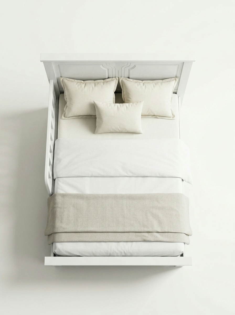 3 by 6 Children's Bed Frame — handcrafted African furniture by NIHWAN FURNITURES  in Kenya (view 3)