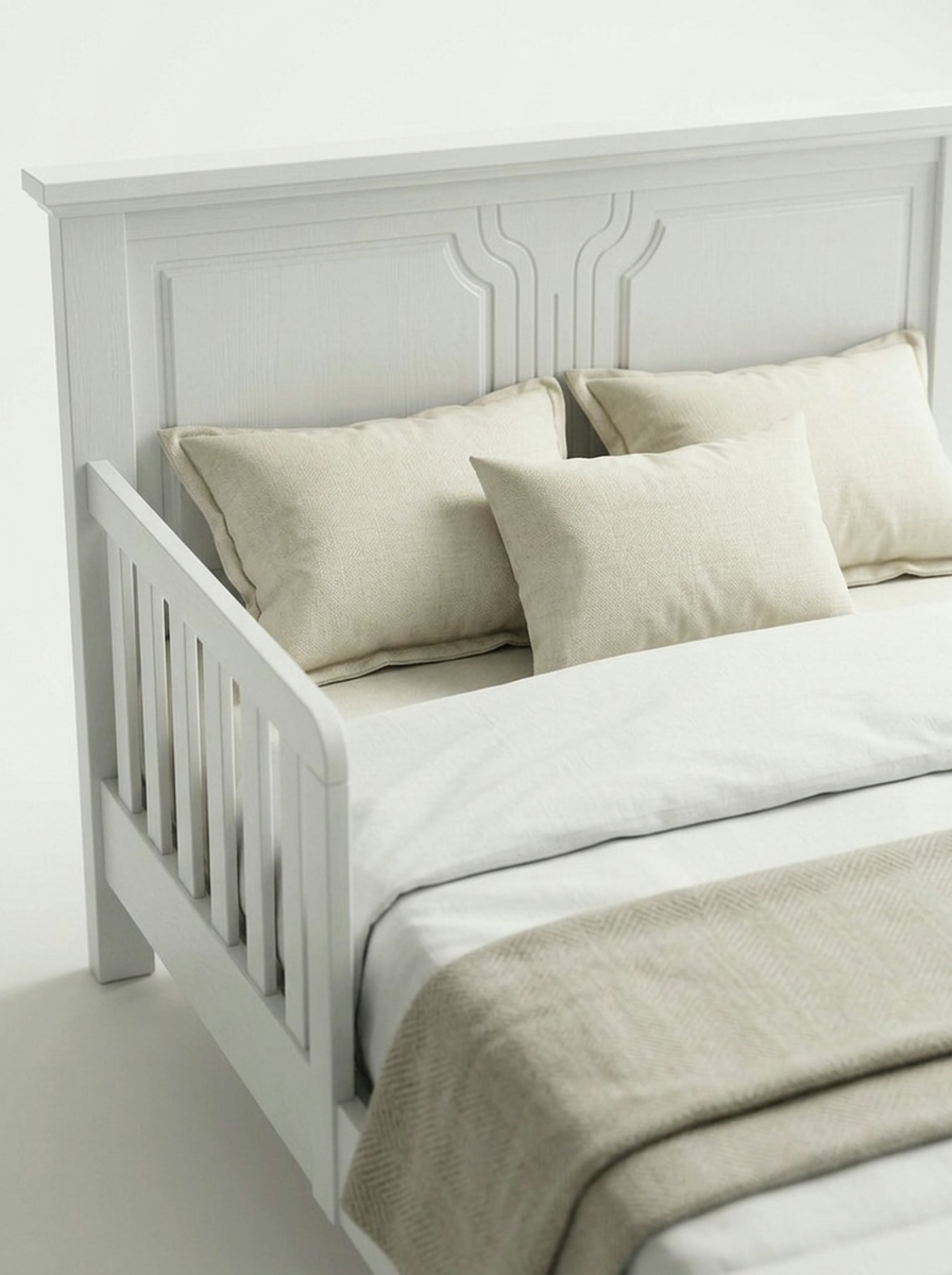 3 by 6 Children's Bed Frame — handcrafted African furniture by NIHWAN FURNITURES  in Kenya (view 4)