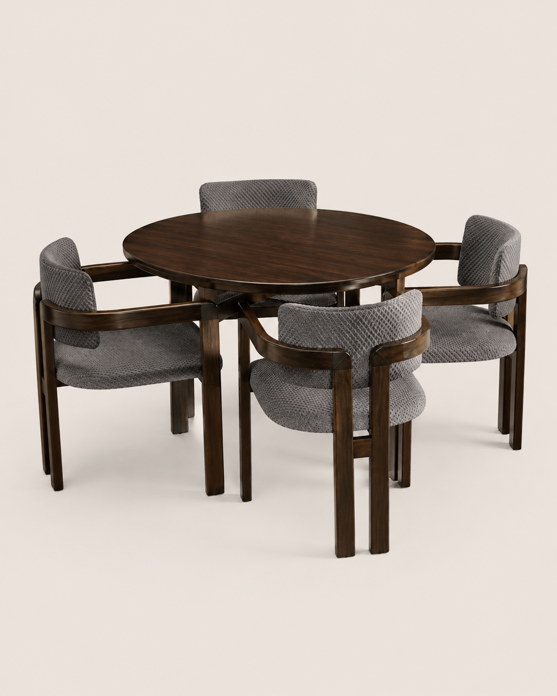 Adia Dining Set — handcrafted African furniture by Kim's furniture in Kenya