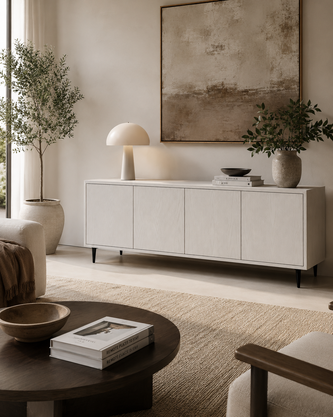 Malkia Heritage Media Console — handcrafted African furniture by King Basu furniture and Decor  in Kenya