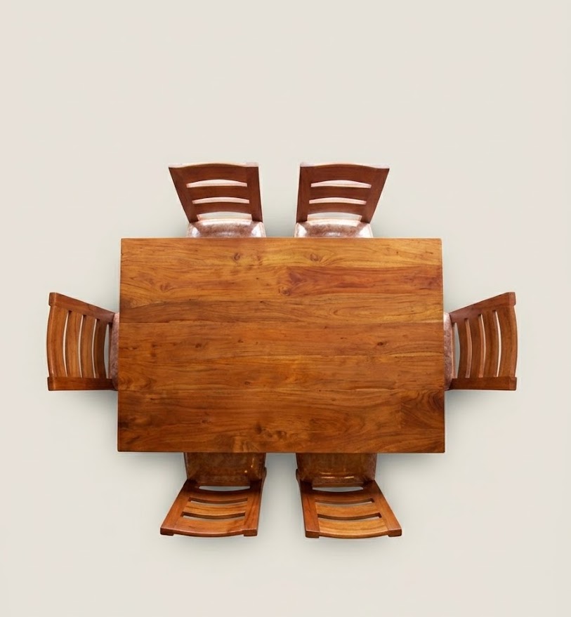 Gbenga Dining Set — handcrafted African furniture by Click  in Kenya (view 3)