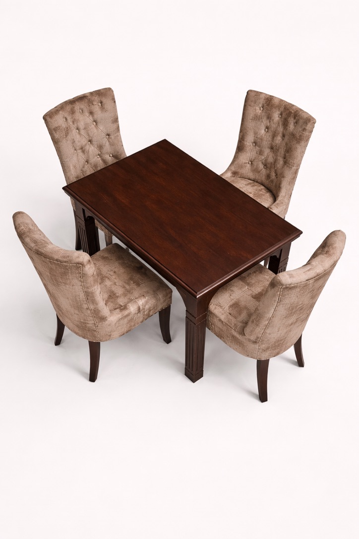 Sankofa Cyprus Dining Set — handcrafted African furniture by Mwangaza Furniture  in Kenya