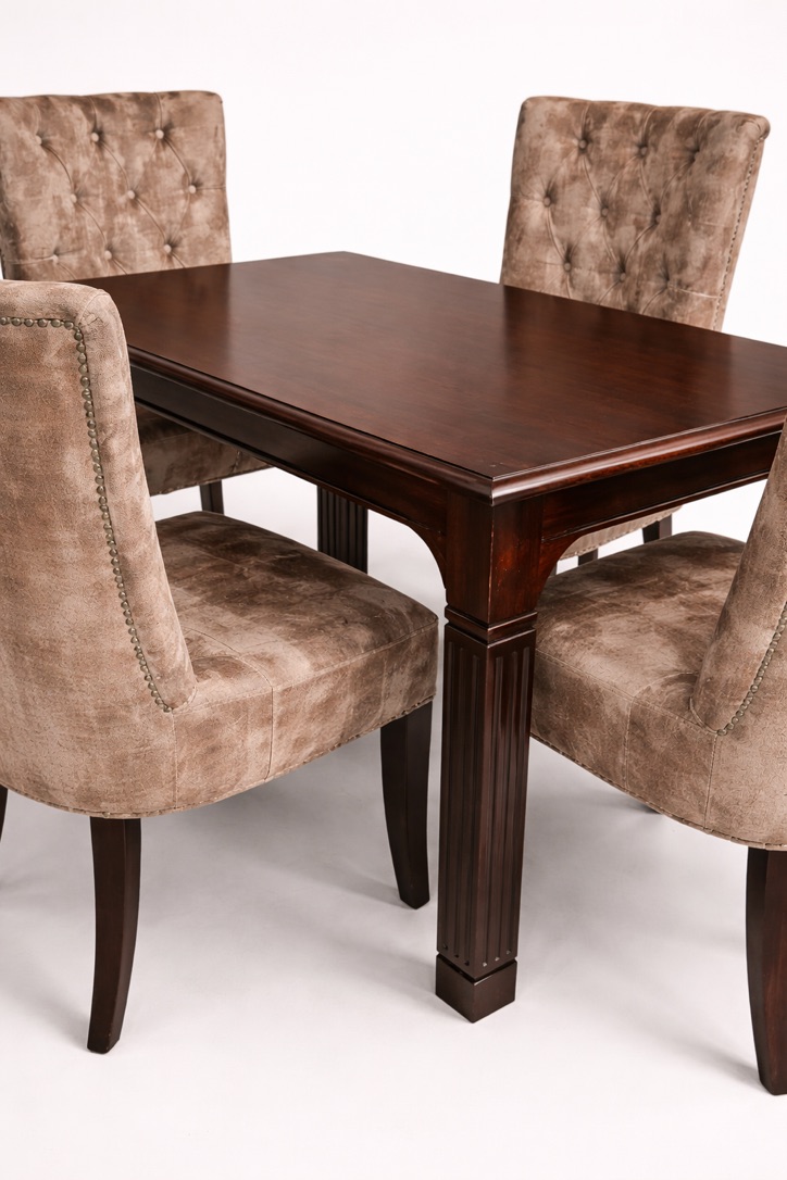 Sankofa Cyprus Dining Set — handcrafted African furniture by Mwangaza Furniture  in Kenya (view 3)