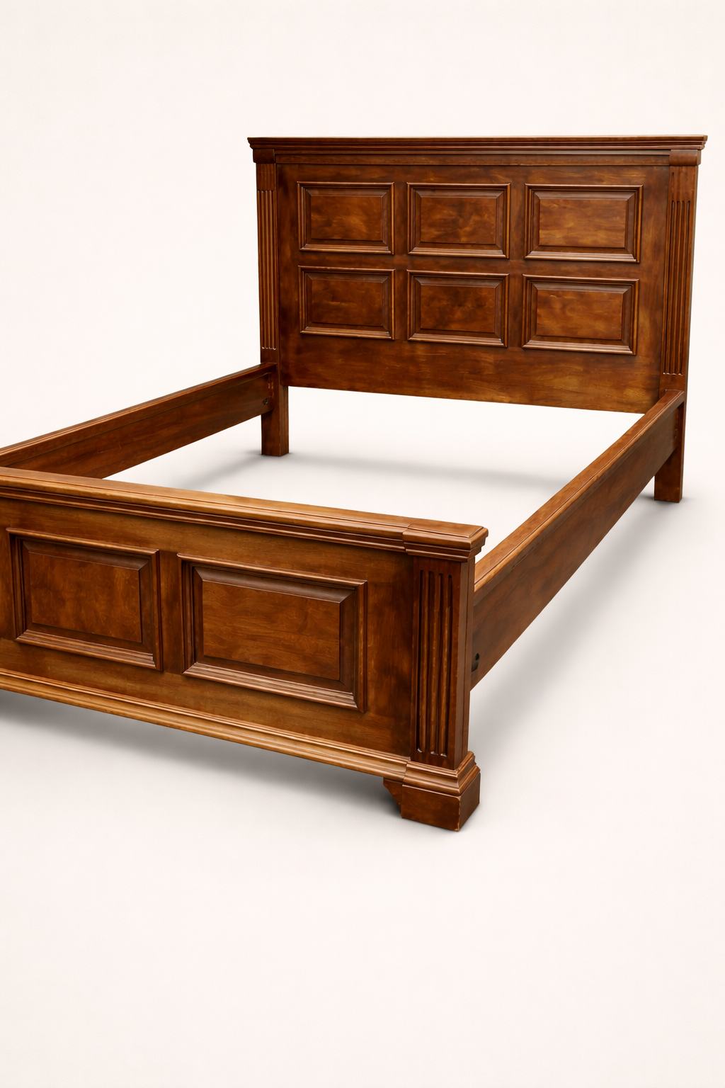 Bed 5by6 Ndovu Haven Bedframe — handcrafted African furniture by Muke Timber & Furniture  in Kenya (view 3)