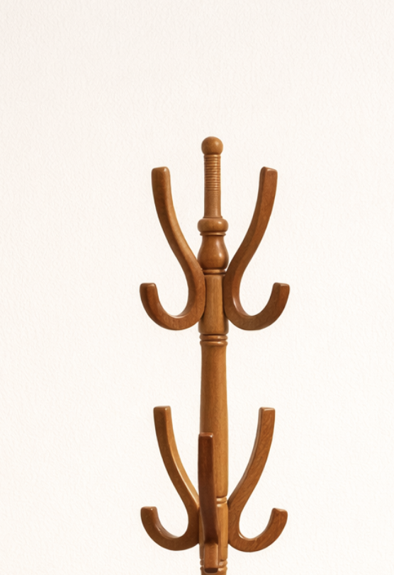 Coat hanger — handcrafted African furniture by Akwalu Furniture  in Kenya (view 2)