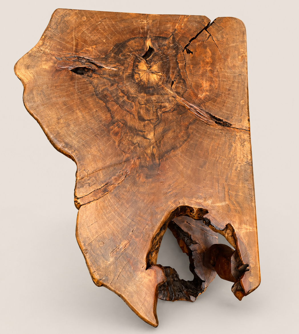 Kikonde Corner Shelf — handcrafted African furniture by Natural art furniture  in Kenya (view 4)