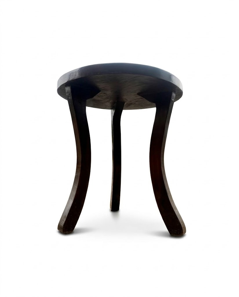 Mbingu Outdoor Table, Round — handcrafted African outdoor by Sue Woodland furniture in Kenya