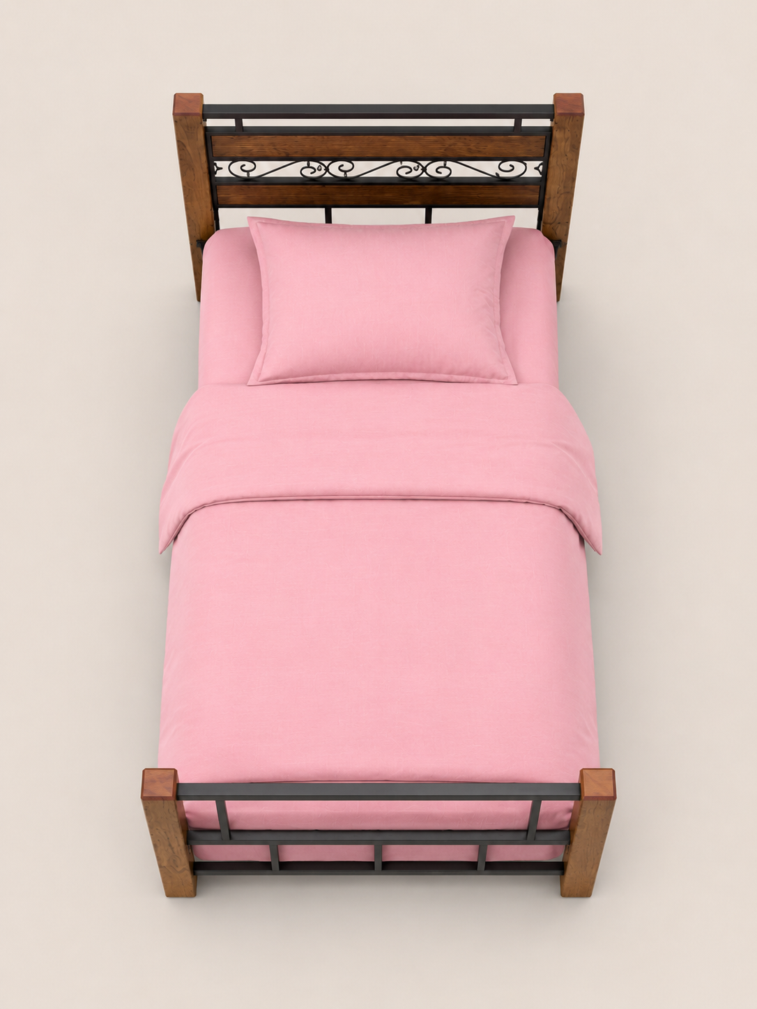 4 by 6 Maridadi Bed Frame — handcrafted African furniture by Kaimosi metals in Kenya