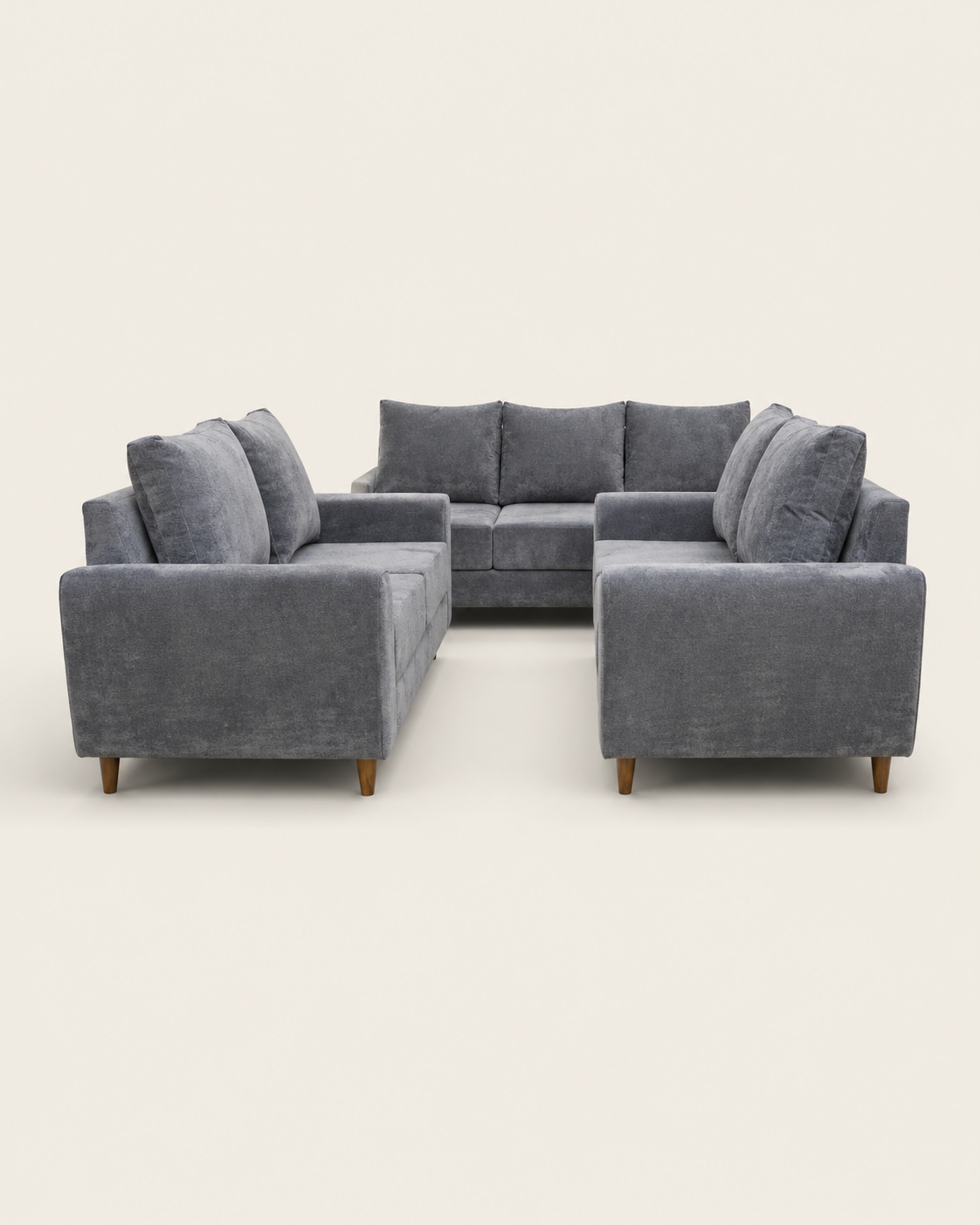 Ocho U-Shaped Sectional Sofa — handcrafted African furniture by Moseso furniture  in Kenya (view 4)